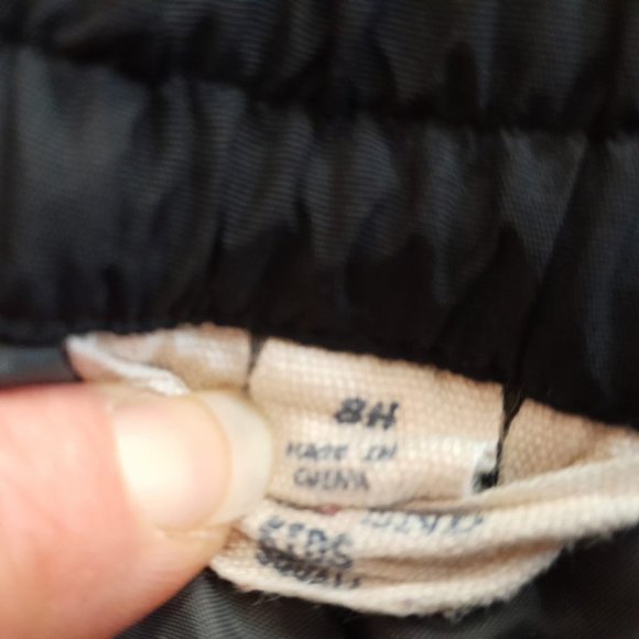 Lands End Squall Snow Pants 8 Husky Black - Picture 3 of 6